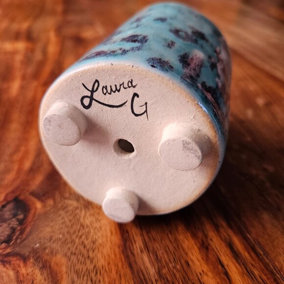 Jackalope Cryptid Odd Mini Small Ceramic Handmade Desktop Planter Pot Succulent - Picture 3 of 4